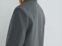 Двубортный жакет, Серый