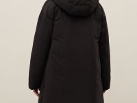 Пуховое пальто с капюшоном