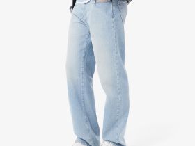 Мужские джинсы Lacoste прямого кроя