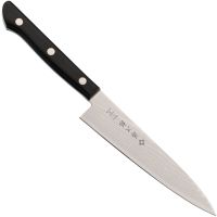 Кухонный нож универсальный Tojiro Western Knife F-333, сталь VG-10, рукоять стабилизированная древесина, черный