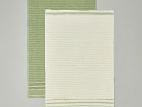 Комплект махровых полотенец COZY Kitchen, зеленый