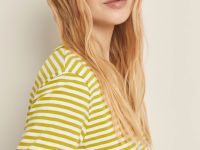 Футболка в полоску приталенного силуэта