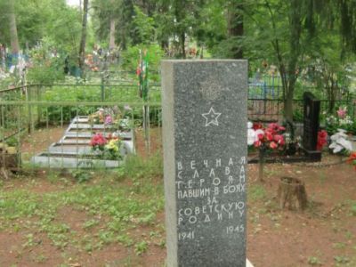 Воинское кладбище воинов Советской Армии, погибших в период Великой Отечественной войны 1941-1945 гг. (Здесь похоронен подполковник Дорохин В.Г.)