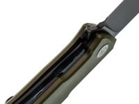 Складной нож Petrified Fish Loco PFB02GRDW, сталь D2, рукоять G10 зеленый