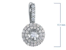 Серьги из белого золота э4712сг08184800
