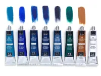 Набор масла "Малевичъ" морской пейзаж, 8 цв*12 мл