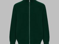 Кардиган на молнии с шерстью