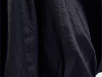 Платье на бретелях с бантами для девочек, Черный