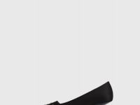 Сатиновые туфли-лодочки со стразами, Черный