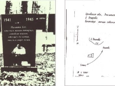 Братская могила воинов, погибших в 1943 г.