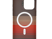 Чехол-накладка Keephone Seanova Magsafe для Apple iPhone 16 Pro Max пластиковый сине-розовый узор