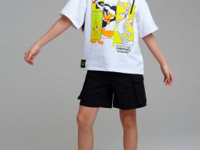 Фуфайка трикотажная для девочек (футболка)