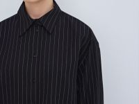 Свободная блузка из лиоцелла, Черный