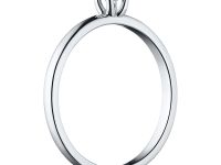 Помолвочное кольцо из белого золота с бриллиантом э4701кц04160500