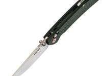 Складной нож SRM Asika 411L-MG, сталь 14C28N, рукоять микарта