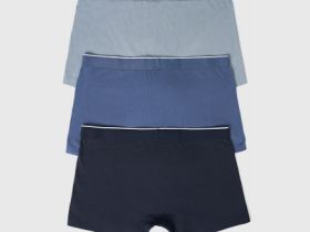 Трусы-транки, 3 шт., Синий