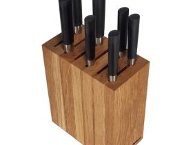 Подставка для ножей универсальная Woodinhome KS022UON, дуб