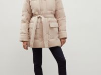 Куртка с капюшоном и поясом