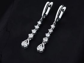 Серьги из белого золота э4712сг04202590