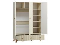 Шкаф детский Финни 3-144x210 Светло-бежевый