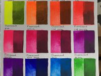 Набор акварели "Handy" Неоновый maxi, 12 кювет 2 мл, в металлическом боксе