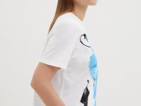 Футболка из хлопка с принтом