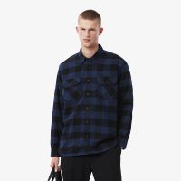 Мужская фланелевая рубашка-куртка Lacoste оверсайз