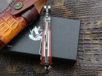 Складной нож Steelclaw Бук, сталь VG-10/дамаск, рукоять красное дерево