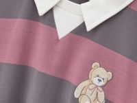 Поло с длинным рукавом для девочки