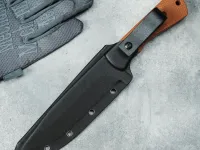 Походный нож Special Knives Sheriff, сталь AUS-10, рукоять G10, коричневый