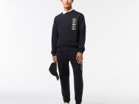 Мужской хлопковый свитшот Lacoste с флисом