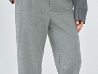 Утеплённые брюки, Серый