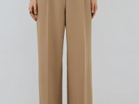 Широкие брюки, Бежевый