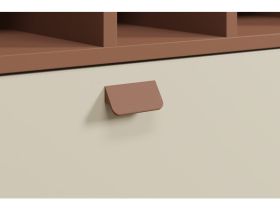 Комод Энзо 80x79 Светло-бежевый/Терракотовый