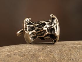 Бусина для темляка Огрызок, мельхиор