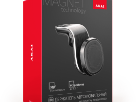 Автомобильный держатель магнитный Akai PM-530MV Чёрный