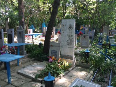 Могила П.А. Турбина, Героя Советского Союза (1915-1986)