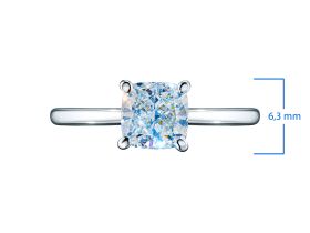 Классическое кольцо из белого золота э4712кц12231175_white