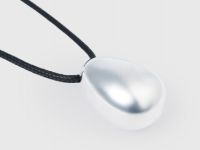 Кулон на шнурке, Серебряный