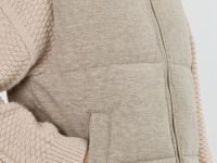 Утеплённый жилет, Бежевый