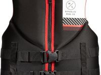 Жилет мужской неопреновый Indy, черный с красным