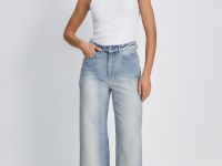 Джинсы wide leg fit женские