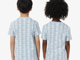 Детская футболка Lacoste из органического хлопка