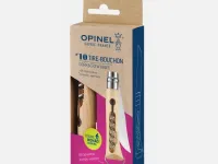 Нож складной Opinel №10 со штопором, сталь Sandvik 12C27, рукоять бук