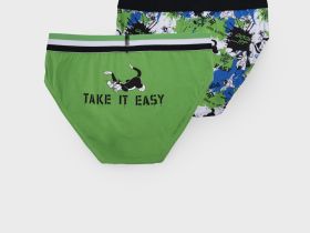 Трусы трикотажные для мальчиков - брифы, 2 шт в комплекте