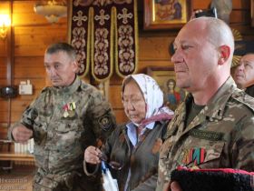 В Спасском мужском монастыре освятили икону Якутского казачьего полка