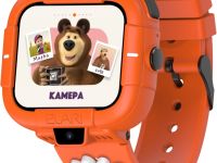 Умные часы Elari KidPhone «Маша и Медведь» Оранжевые