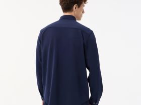 Мужская рубашка Lacoste на кнопках с большими нагрудными карманами