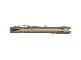 Автоматический нож Microtech LUDT Gen III 1136-10TA, сталь M390MK, рукоять алюминий, бежевый