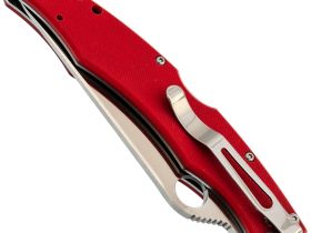 Складной нож Steelclaw Коп 1, сталь D2, рукоять G10, красный